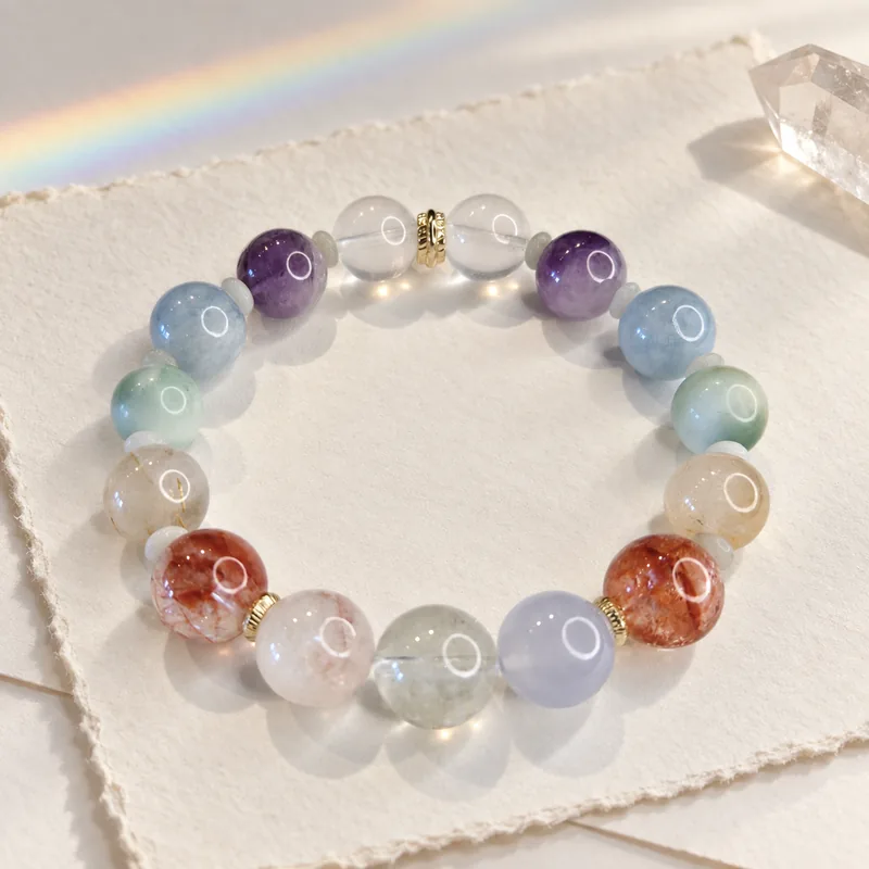 Inner Cosmos bracelet styled on handmade paper
